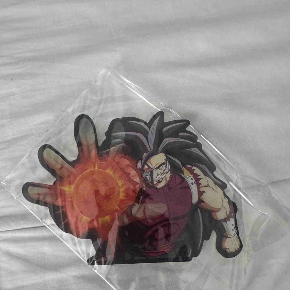 Anime Character Sticker with Dragon Ball Design